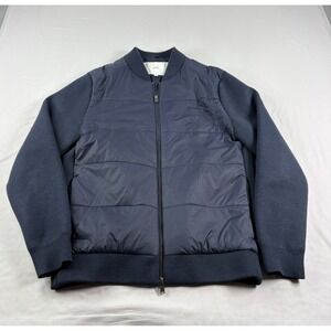 Arne Jacket Mens Large Blue Bomber Full Zip Casual Long Sleeve